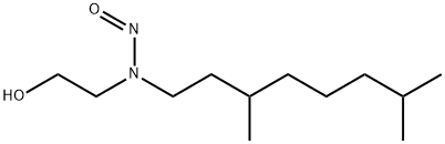 Ethanol, 2-[(3,7-dimethyloctyl)nitrosoamino]- Structure