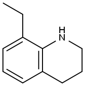 Quinoline, 8-ethyl-1,2,3,4-tetrahydro- Structure