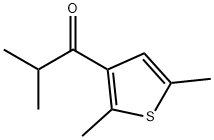 1-(2,5-dimethylthiophen-3-yl)-2-methylpropan-1-one Structure
