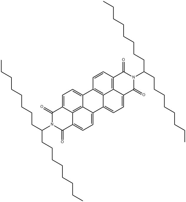Anthra[2,1,9-def:6,5,10-d'e'f']diisoquinoline-1,3,8,10(2H,9H)-tetrone, 2,9-bis(1-octylnonyl) Structure