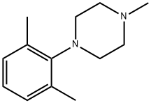 Piperazine, 1-(2,6-dimethylphenyl)-4-methyl- Structure