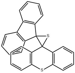 Dispiro[9H-fluorene-9,2'-thiirane-3',9''-[9H]thioxanthene] (9CI) Structure