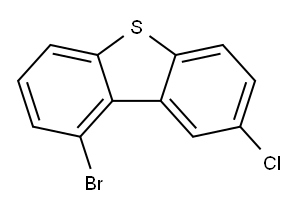 Dibenzothiophene,8-bromo-1-chloro- Structure