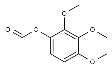 Phenol, 2,3,4-trimethoxy-, 1-formate Structure