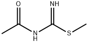 Carbamimidothioic acid, N-acetyl-, methyl ester Structure