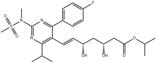 Rosuvastatin Isopropyl Ester Structure