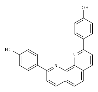 4,4'-(1,10-Phenanthroline-2,9-diyl)diphenol Structure