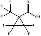 Cyclopropanecarboxylic acid, 2,2,3,3-tetrafluoro-1-(trifluoromethyl)- Structure