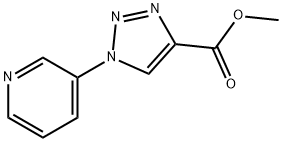 Methyl 1-(Pyridin-3-yl)-1H-1,2,3-triazole-4-carboxylate Structure