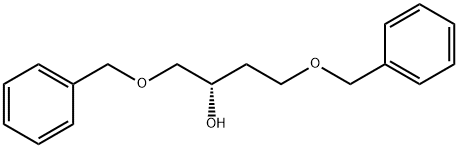 2-Butanol, 1,4-bis(phenylmethoxy)-, (2S)- Structure
