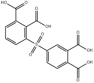 2,3,3',4'-sulfonyldiphthalic acid Structure