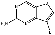 7-Bromothieno[3,2-d]pyrimidin-2-amine Structure