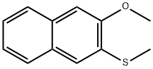2-methoxy-3-(methylthio)-naphthalen Structure