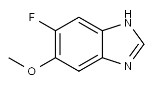 1H-Benzimidazole, 6-fluoro-5-methoxy- Structure