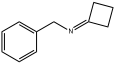 Benzenemethanamine, N-cyclobutylidene- Structure
