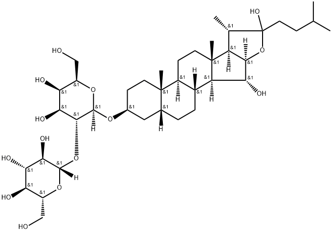 Anemarrhenasaponin-I Structure