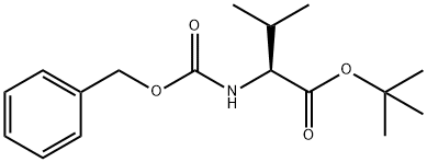 L-Valine, N-[(phenylmethoxy)carbonyl]-, 1,1-dimethylethyl ester Structure