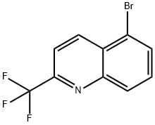 5-bromo-2-(trifluoromethyl)quinoline Structure