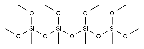 1,1,3,5,7,7-hexamethoxy-1,3,5,7-tetramethyl-tetrasiloxane Structure