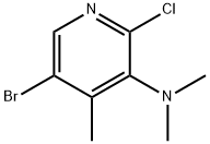5-Bromo-2-chloro-4-methyl-pyridin-3-yl)-dimethyl-amine Structure