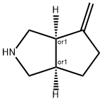 Cyclopenta[c]pyrrole, octahydro-4-methylene-, (3aR,6aR)-rel- Structure