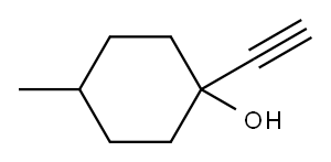 Cyclohexanol, 1-ethynyl-4-methyl- Structure