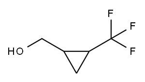 Cyclopropanemethanol, 2-(trifluoromethyl)- Structure