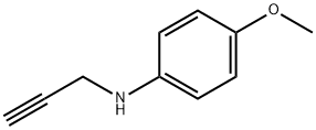 Benzenamine, 4-methoxy-N-2-propyn-1-yl- Structure