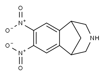 1,5-Methano-1H-3-benzazepine, 2,3,4,5-tetrahydro-7,8-dinitro- Structure