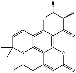 (+)-calanolide D Structure