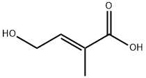 2-Butenoic acid, 4-hydroxy-2-methyl-, (E)- (9CI) Structure
