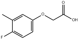 Acetic acid, 2-(4-fluoro-3-methylphenoxy)- Structure