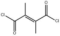 2-Butenedioyl dichloride, 2,3-dimethyl-, (E)- (9CI) Structure