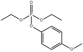 Phosphoric acid, diethyl 4-methoxyphenyl ester Structure