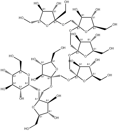 Fructoheptasaccharide Structure