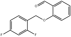 Benzaldehyde, 2-[(2,4-difluorophenyl)methoxy]- Structure