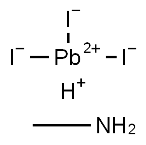 Perovskite CH3NH3PbI3 Powder Structure