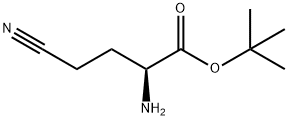 Butanoic acid, 2-amino-4-cyano-, 1,1-dimethylethyl ester, (2S)- (9CI) Structure