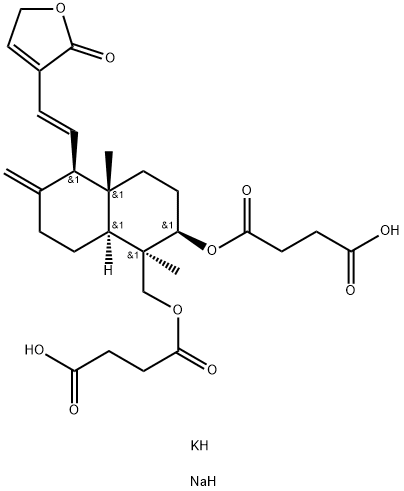 PotassiuM sodiuM Dehydroandrographolide Succinate Structure