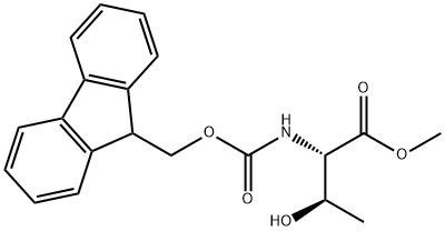 methyl (2S,3R)-2-({[(9H-fluoren-9-yl)methoxy]carbonyl}amino)-3-hydroxybutanoate Structure
