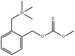 Carbonic acid, methyl [2-[(trimethylsilyl)methyl]phenyl]methyl ester Structure