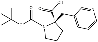 (Tert-Butoxy)Carbonyl (R)-Alpha-(3-Pyridinylmethyl)-Pro Structure