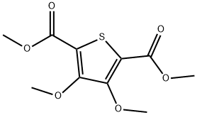 2,5-Thiophenedicarboxylic acid, 3,4-dimethoxy-, 2,5-dimethyl ester Structure