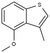 Benzo[b]thiophene, 4-methoxy-3-methyl- Structure