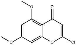 4H-1-Benzopyran-4-one, 2-chloro-5,7-dimethoxy- Structure