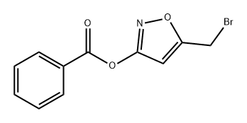 3-Isoxazolol, 5-(bromomethyl)-, 3-benzoate Structure
