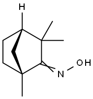 Bicyclo[2.2.1]heptan-2-one, 1,3,3-trimethyl-, oxime, (1R,4S)- Structure
