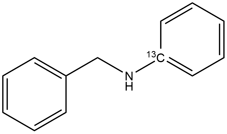 Benzenemethanamine, N-(phenyl-13C)- (9CI) Structure