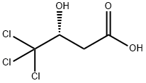 Butanoic acid, 4,4,4-trichloro-3-hydroxy-, (R)- (9CI) Structure