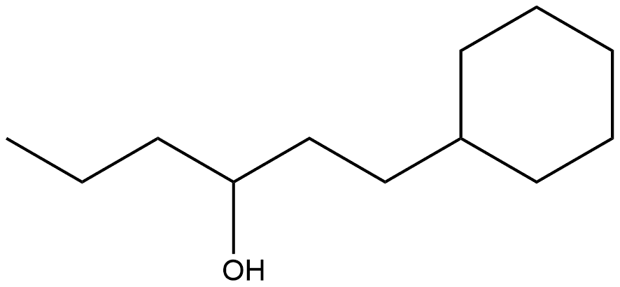 Cyclohexanepropanol, α-propyl- Structure